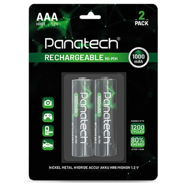 باطری شارژی نیم PANATECH-1000MAH