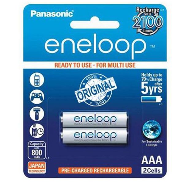 باطری شارژی نیم قلم پاناسونیک PANASONIC ENE800