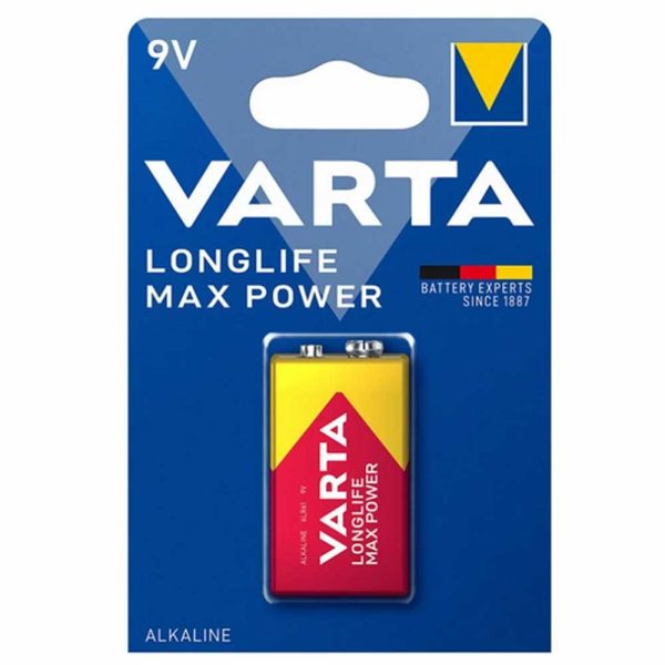 باطری کتابی 9VآلکاVARTA.MaxPOWER