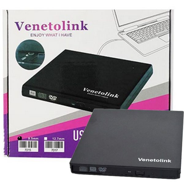 باکس دی وی دی لپ تاپ USB2ضخیم 12.7