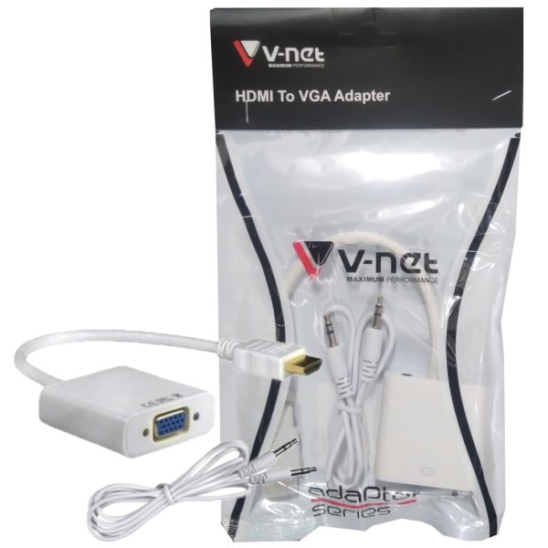 تبدیل HDMI به VGA صدا دار V-NET مشمایی