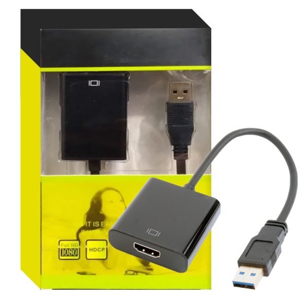 تبدیل  USB3به  HDMI پک مشکی سبز