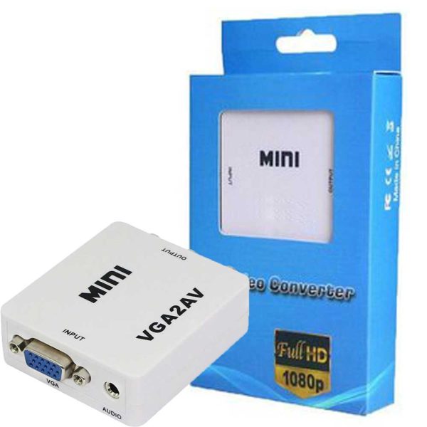 تبدیل VGA به AV کوچک پک آبی