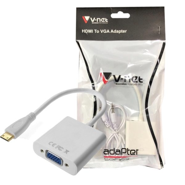 تبدیل VGA به HDMI mini صدادار V-NET