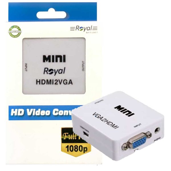 تبدیل  VGAبه HDMI پکدار ROYAL
