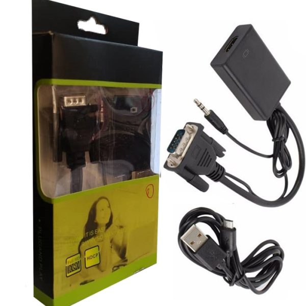 تبدیل  VGAبه HDMI کابلی  1V-LINK