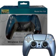 دسته بازی PS4 طرح PS5 آبی متالیک TB29
