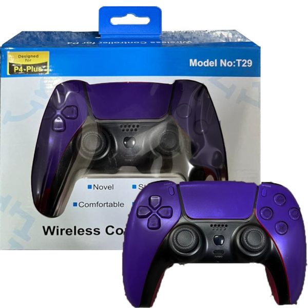 دسته بازی PS4 طرح PS5 بنفش TB29