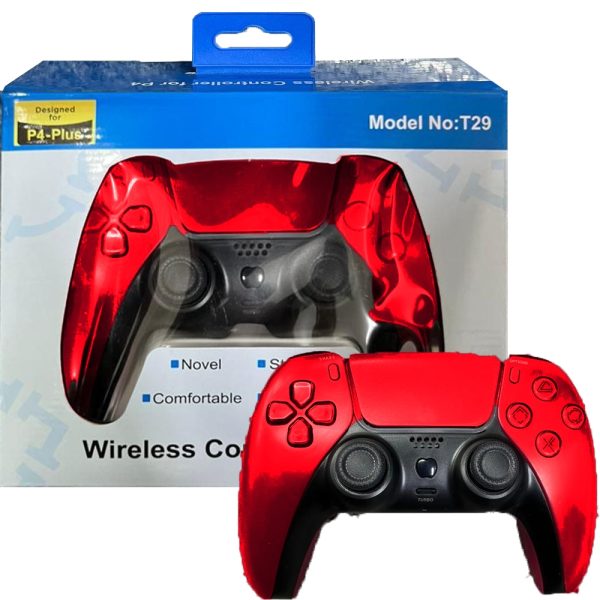 دسته بازی PS4 طرح PS5 قرمز TB29