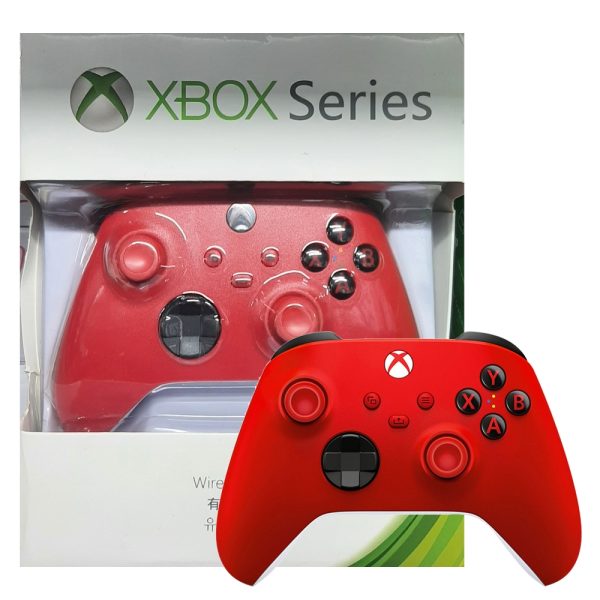 دسته بازی سیم دار SERIES XBOX قرمز