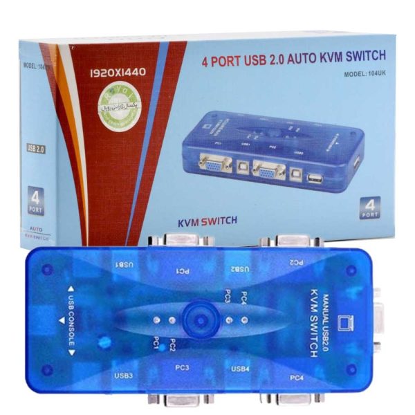 دستگاه  ROYAL.104UK.4P.USB.KVM