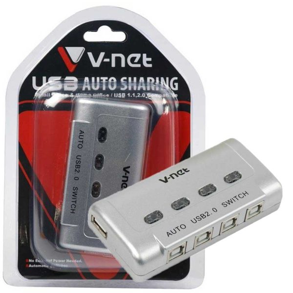 دیتا سوئیچ پرینتر اتومات V-NET 4PORT