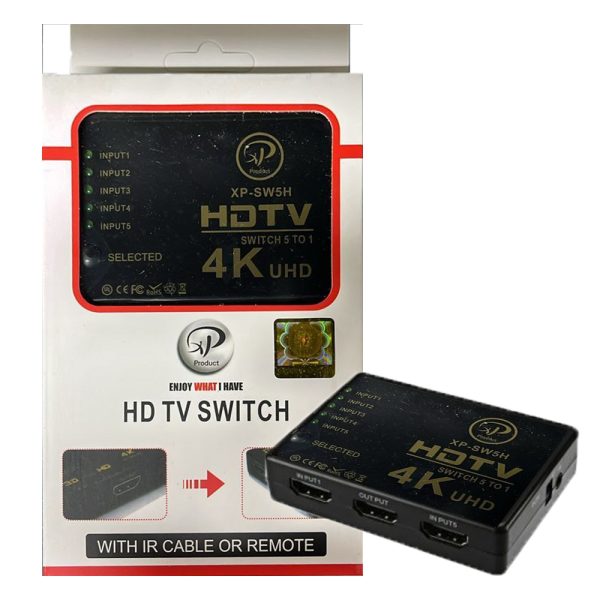 دیتاسوئیچ XP SW5H 5PORT HDMI