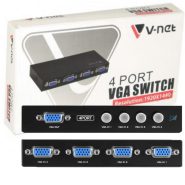 دیتاسوئیچ دستی V-NET 4PORT VGA