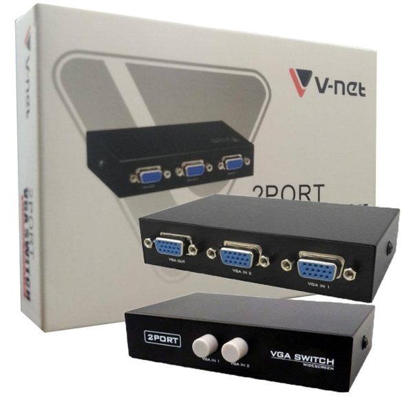 دیتاسوئیچ دستی  V-NET.2PORT.VGA