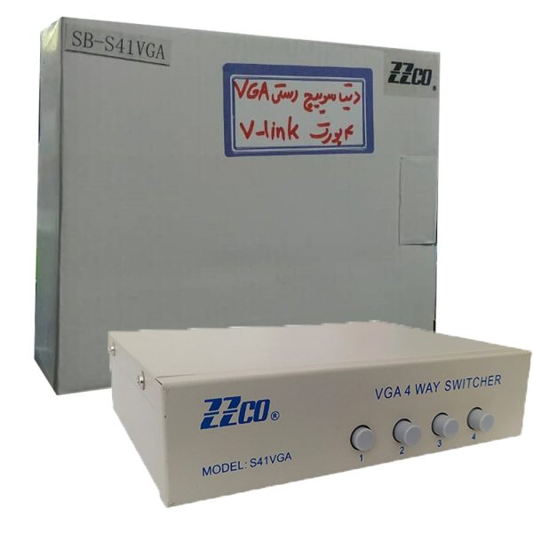 دیتاسوئیچ دستی  ZZco.S41.4P.VGA