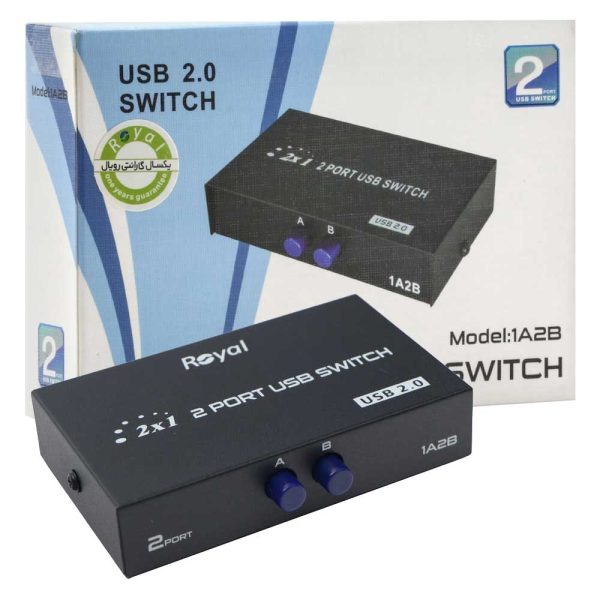 دیتاسوئیچ دستی پرینترROYAL.2PORT