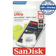 رم میکرو SANDISK 100MB C10 64G