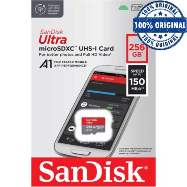 رم میکرو SANDISK 150MB A1 256G