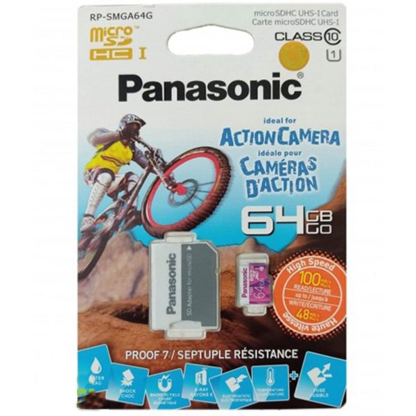 رم میکرو100MB C10 PANASONIC 64G