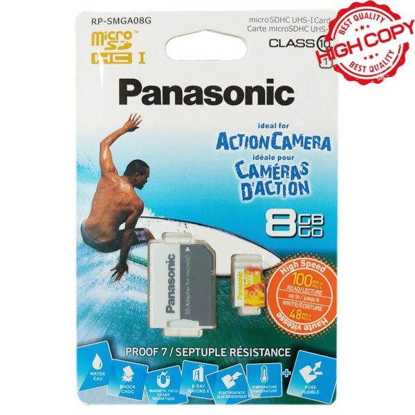 رم میکرو100MB C10 PANASONIC 8G