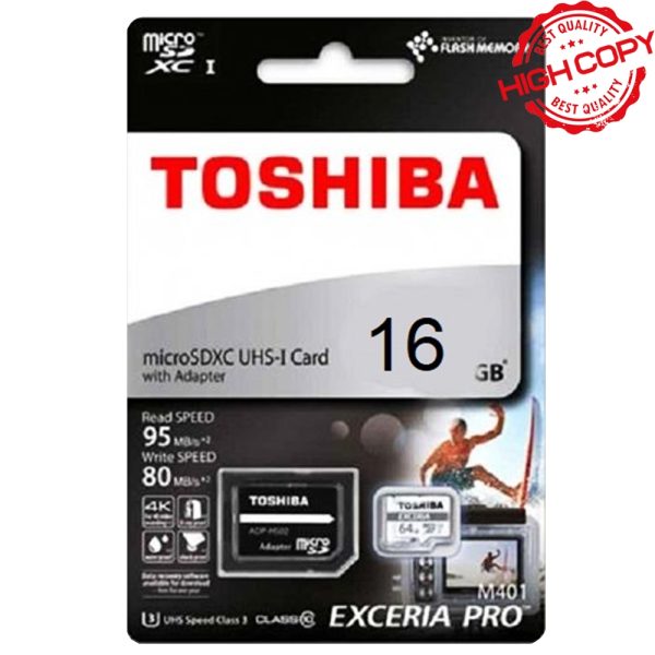 رم میکرو95MB PRO U3 TOSHIBA 16G