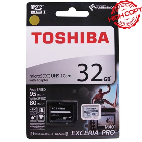رم میکرو95MB PRO U3 TOSHIBA 32G
