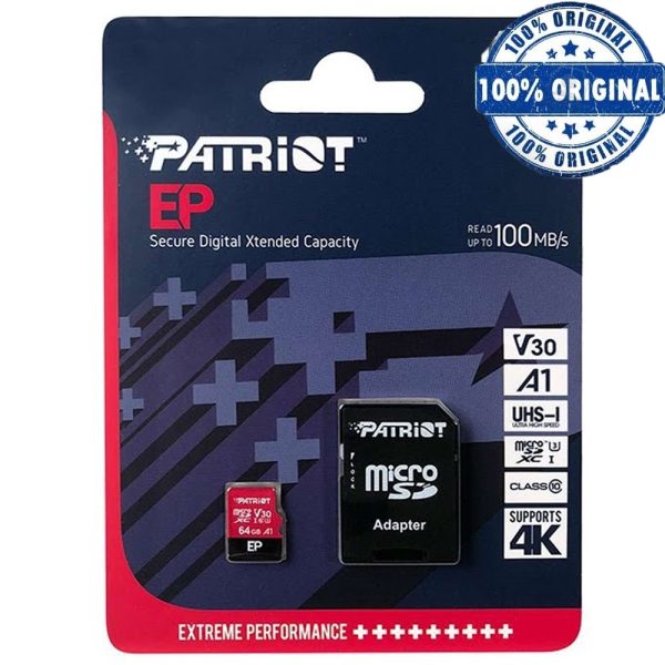 رم پاتریوت V30 A1 MICRO 64G
