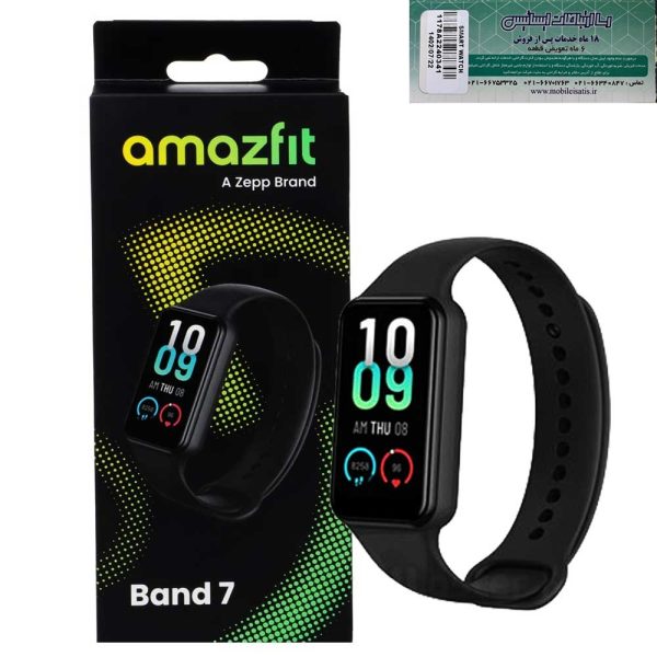 ساعت Band7 مشکی AMAZFIT ایساتیس