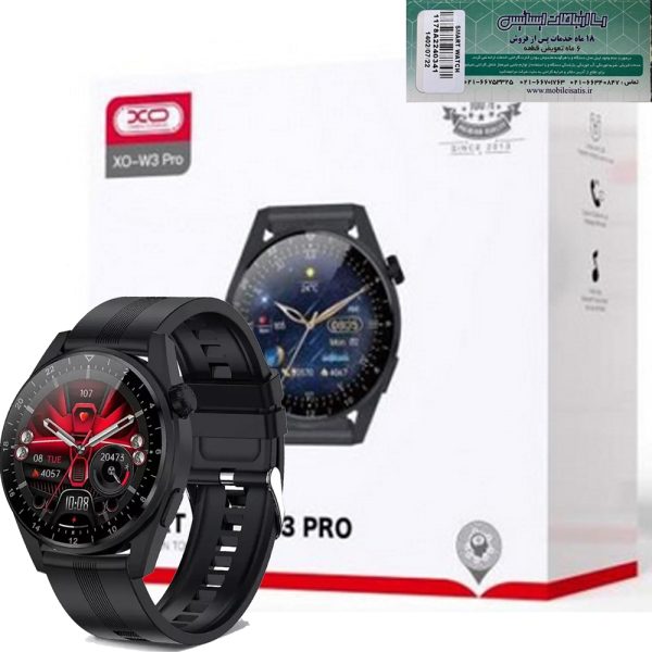 ساعت هوشمند W3pro مشکی XO ایساتیس