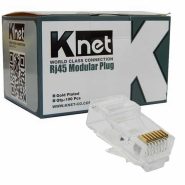 سوکت شبکه CAT6 UTP بسته 100 عددی KNET