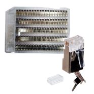 سوکت شبکه CAT7چینی بسته 100عددی