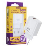 شارژر REMAX RP-U82 30W