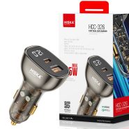 شارژر فندکی هیسکا Type-c HCC-326 دوسر HISKA