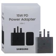 شارژر کلگی 3PIN مشکی SAMSUNG 15W