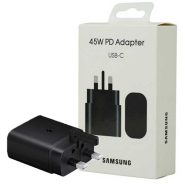شارژر کلگی PD 3PORT مشکی SAMSUNG 45W سریر