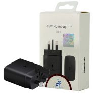 شارژر کلگی PD3P لیبل زرشکی 45W مشکی SAM