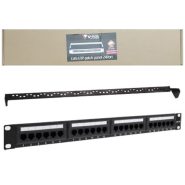 شبکه پچ پنل V-NET CAT6 1U 24PORT
