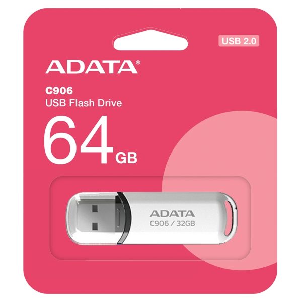 فلش C906 64G سفید A-DATA
