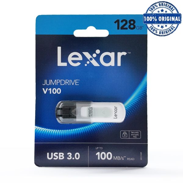 فلش  LEXAR USB3 V100 128G