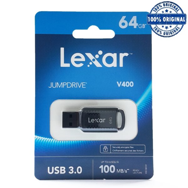 فلش  LEXAR USB3 V400 64G