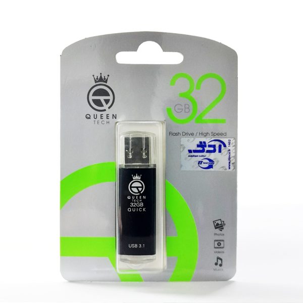 فلش QUEENTECH USB3.1 QUICK 32G