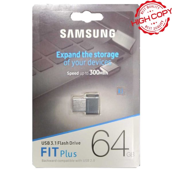 فلش  SAMSUNG PLUS FIT 64G