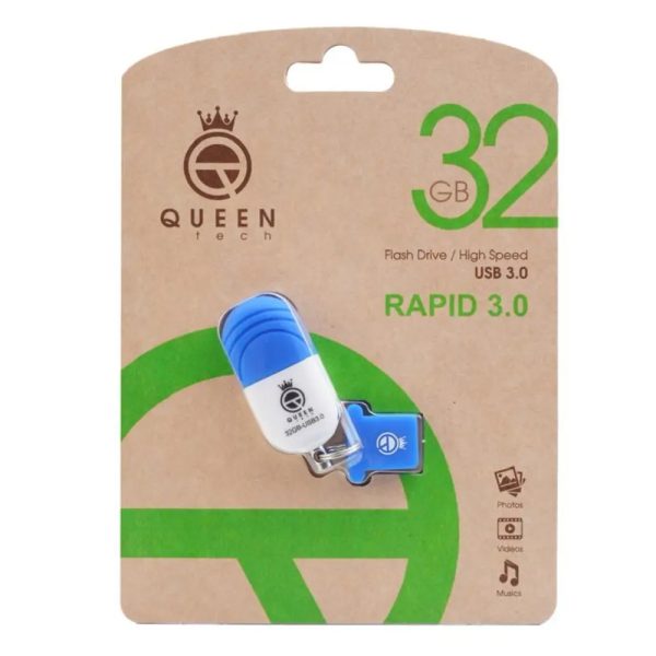 فلش  TECH QUEEN USB3 RAPID 32G