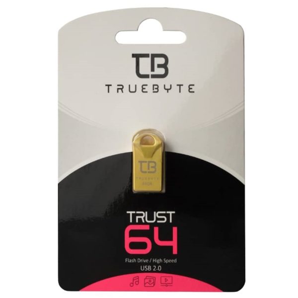 فلش  TRUEBYTE TRUST 64G