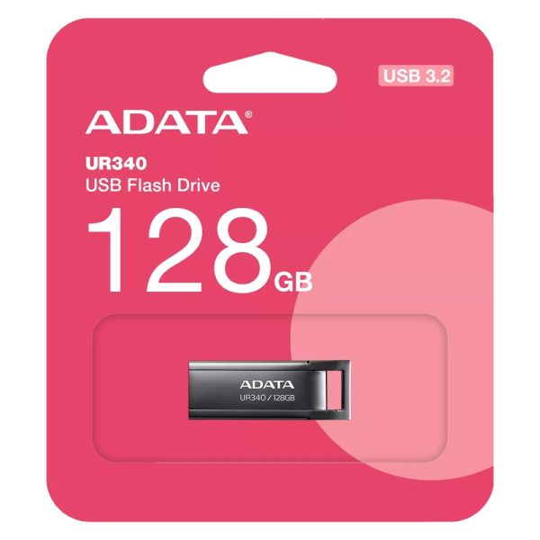 فلش UR340 1280G مشکی A-DATA USB 3.2