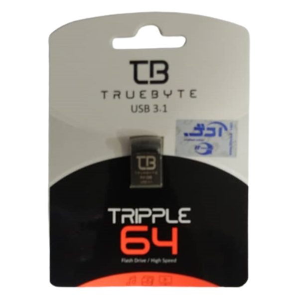 فلش USB3.1TRUEBYTE TRIPPLE 64G