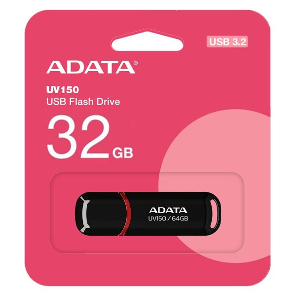 فلش UV150 32G مشکی A-DATA USB 3.2