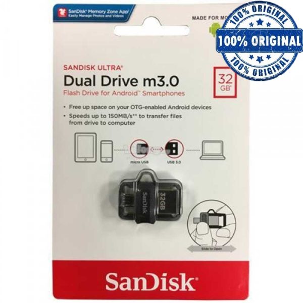 فلش سندیسک  M3 USB3 OTG 32G