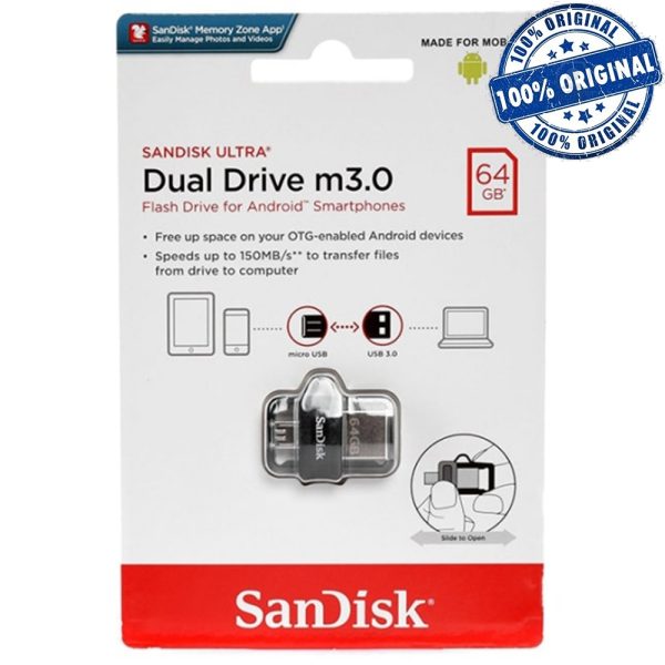 فلش سندیسک  M3 USB3 OTG 64G